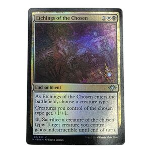 Magic: The Gathering Etchings of the Chosen Trading Card